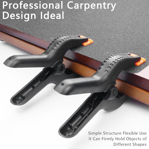 Abvsdu 4 Pcs Spring Clamps, 4 In Plastic Heavy Duty Spring Clips For Crafts thumb #3