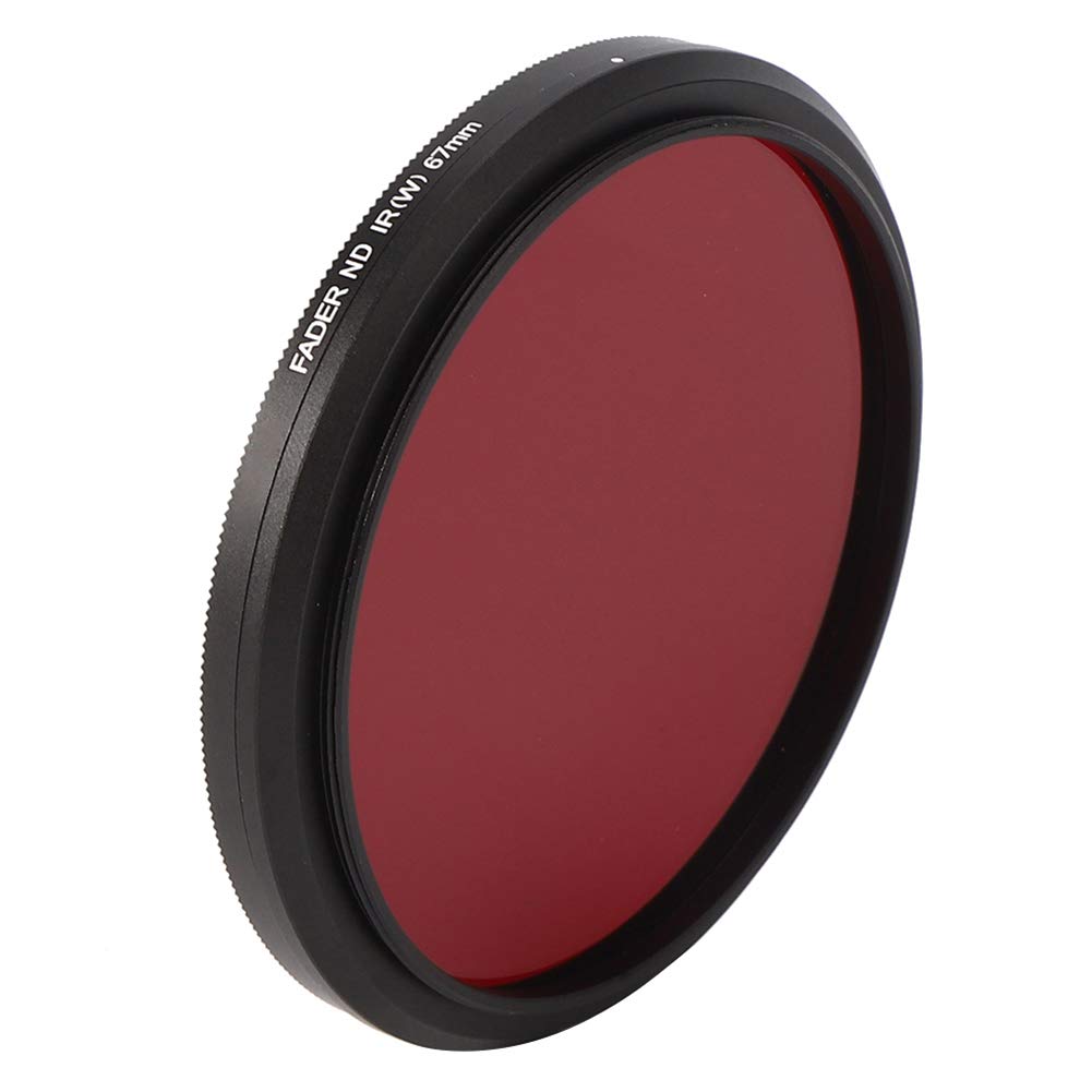 Brrnoo Filtre IR, Filtre Infrarouge 67 mm en Verre Optique et Alliage d'Aluminium pour Photographie IR