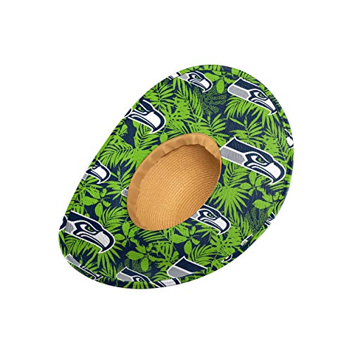 Image of FOCO NFL Womens Floral Straw Hat