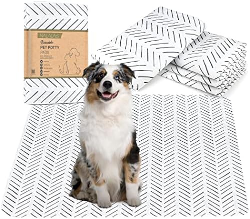 NALALAS Washable Pee Pads for Dogs - Dog Pads Washable Waterproof Dog Mat - Dog Pee Pads Washable Dog Potty Pad - Puppy Pee Pads Pet Training Pads - Dogs Reusable Pee Pads Dogs Whelping Pad 34" x 36"
