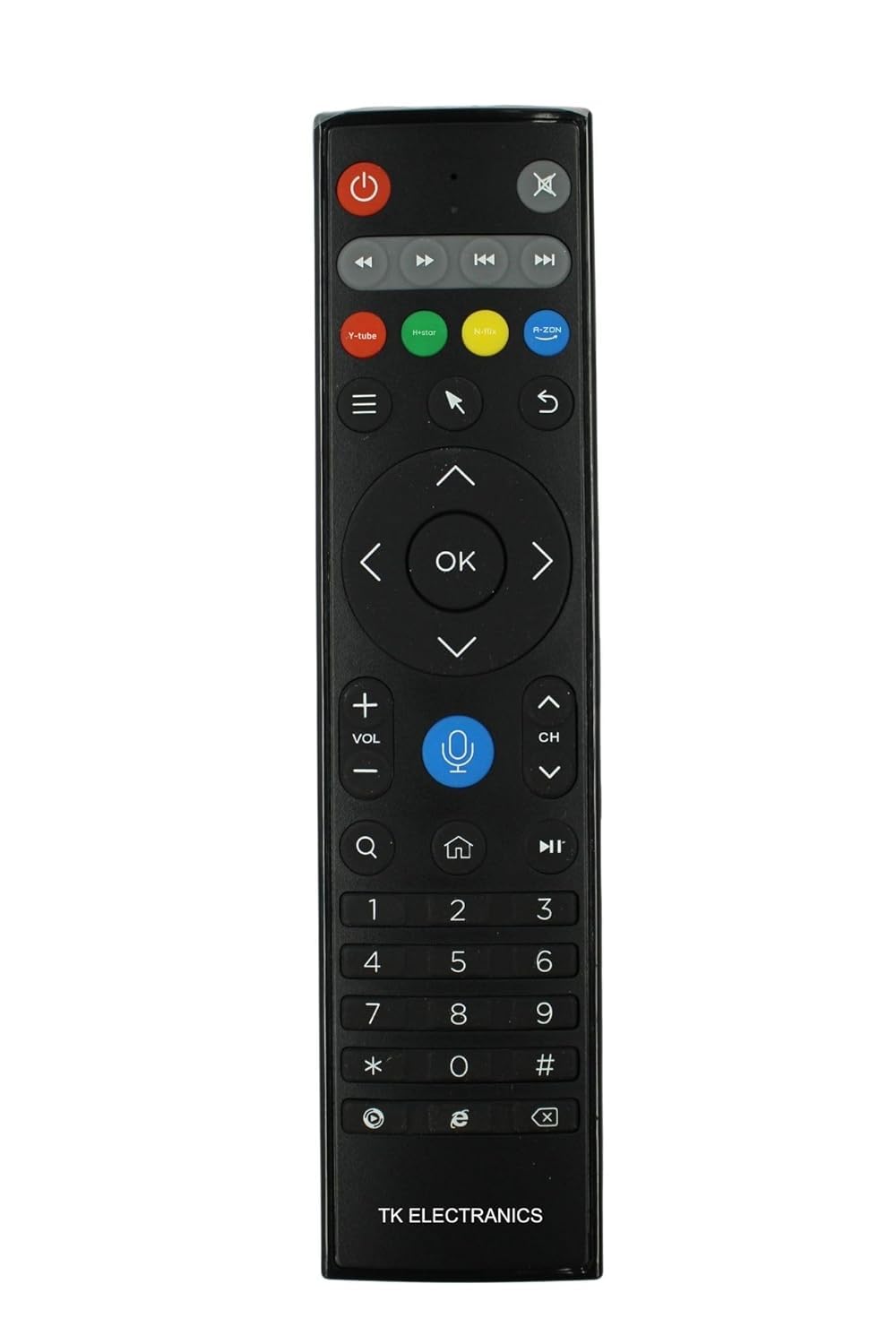 TKE Air Mouse Smart Universal Remote 2.4GHz Wireless Voice Command Air Fly Mouse Keyboard Qith dongle for Smart TV, Android TV Box, Projector, Computer and PC Gaming9MATCH The Image(TKE-318)-image-29