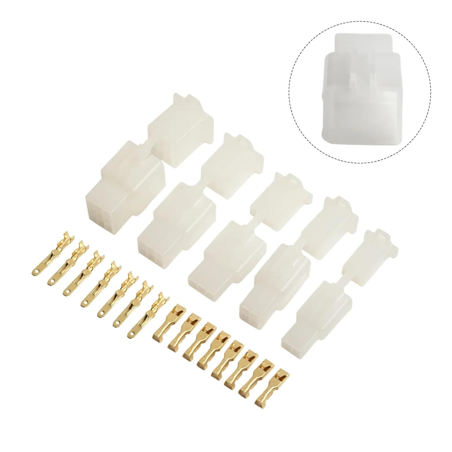 580pcs 2.8mm Automotive Electrical Wire Connectors Male Female Cable Terminal for Motorcycle Ebike Car Electrical Equipment VUQLDHAYZ
