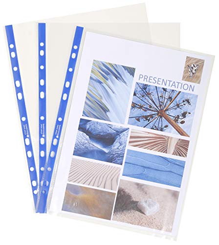Exacompta 5870E fundas con multitaladros A4 transparentes para archivar 5