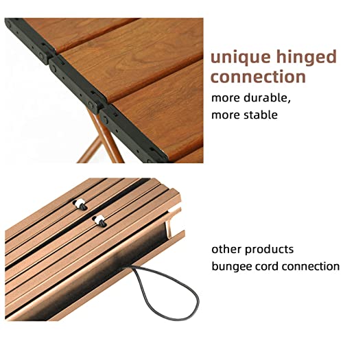 ROCK-CLOUD-Portable-Camping-Table-Ultralight-Aluminum-Folding-Beach-Table-Camp-for-Camping-Hiking-Backpacking-Outdoor-Picnic-Small