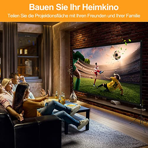 Stativleinwand Visulapex 100 Zoll HD 4K für Beamer