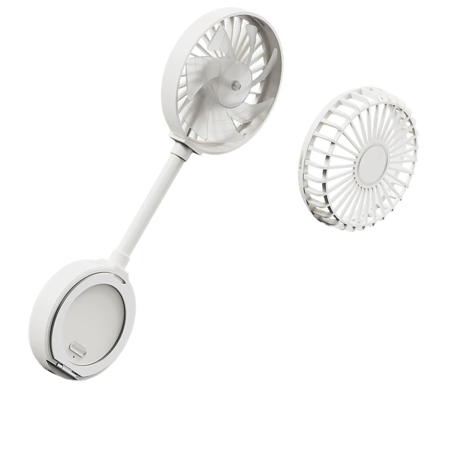 Tsophreniq AdjustableUSB Fan Portable Rechargeable Handheld Desktop for Students Home Travel Attraction Small Foldable Portable Rechargeable Handheld