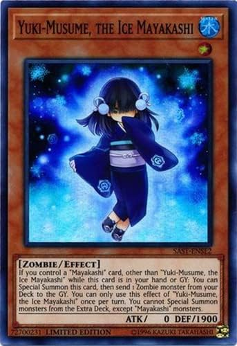 Yu-Gi-Oh! - Yuki-Musume, The Ice Mayakashi - SAST-ENSE2 - Super Rare - Edición limitada - Savage Strike Edición especial