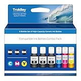 Trokliey Ink Refill Bottles ET-2760 ET-2850 ET-3850 Replacement for ET-2760 ET-3760 ET-4760 2850 3850 2760 3760 ET-3830 ET-3843 ET4750 ET-2750 ET-3750 Printer