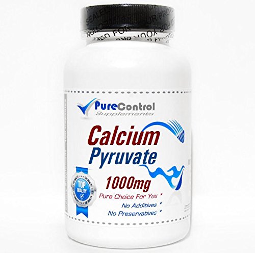 Calcium Pyruvate 1000mg // 200 Capsules // Pure // by PureControl Supplements