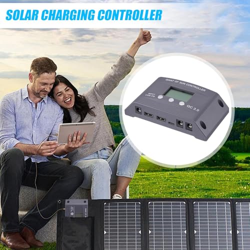 Controlador de energia solar, controlador de carga solar 12V | Controlador solar Controlador de carg