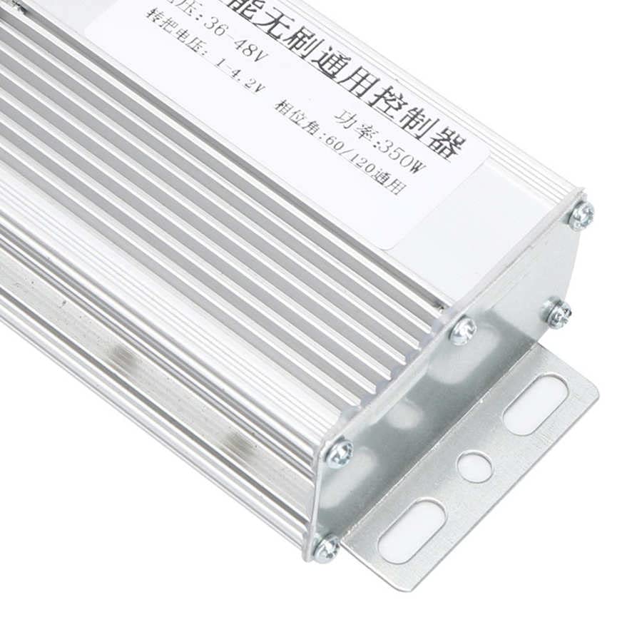 Regulador Patinete Electrico Bicicleta eléctrica 36-4 8V 350W Controlador sin cepillador de aluminio Aleación Velocidad Controlador de velocidad de la bicicleta eléctrica Piezas de bicicleta E Control