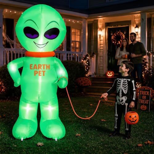 6' Beinhome Halloween LED Inflatable Alien Earth Pet $13.49 + Free Shipping w/ Prime or on $35+ + 50% Off Code B18TSL8F Prime - image 6