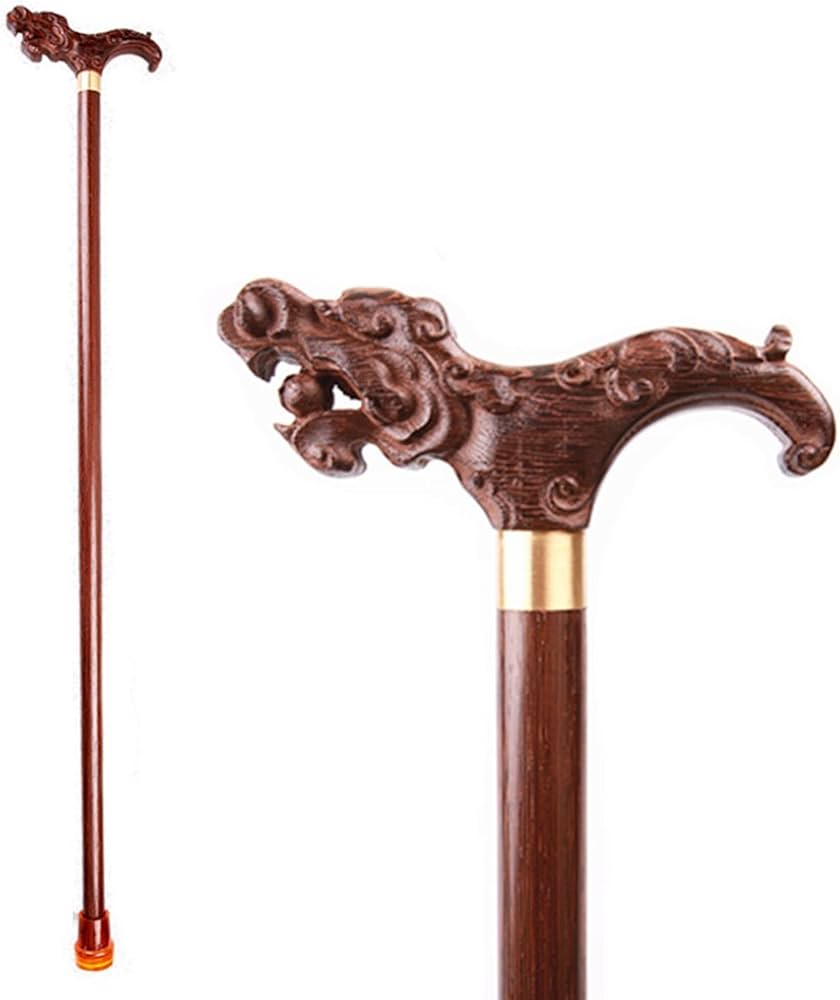 Amazon.co.jp: 木製ステッキ ステッキ 杖 高齢者向け レッドローズ