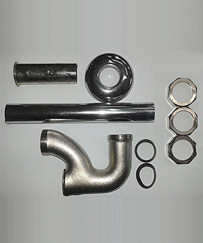 'Siphon à"K" sottocolonna type à"s" de 1 sans bonde pour lavabo, bidet en laiton chromé trou ø 26 Cover