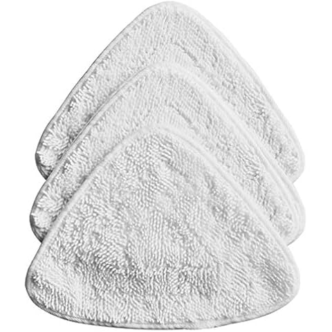 AMSAMOTION 3 Pack Steam Mop Pads Microfiber Cleaning Cloth Replacement Pads Compatible with For Vileda 100 Hot Spray Mop Refills Cover