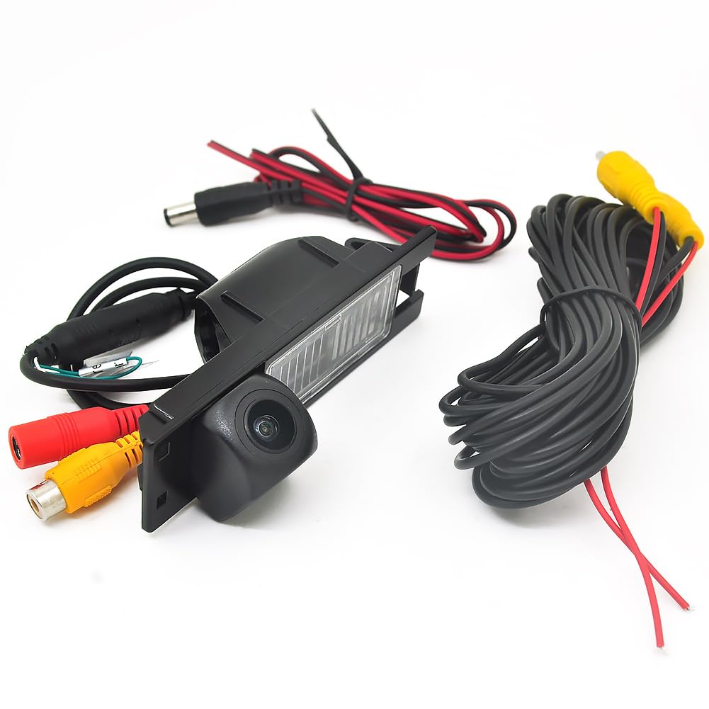 170 grados HD 1080P AHD ojo de pez especial vehículo cámara de visión trasera para Opel Astra H J Corsa Meriva Zafira Insignia Fiat Grande (CVBS-AHD)