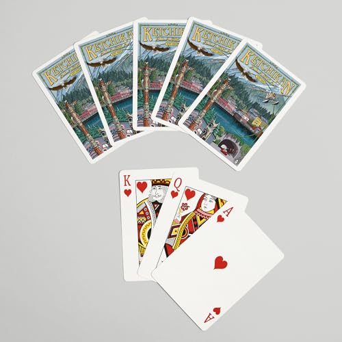 Naipes Ketchikan Alaska montaje, 52 cartas póker para adultos miniatura 7
