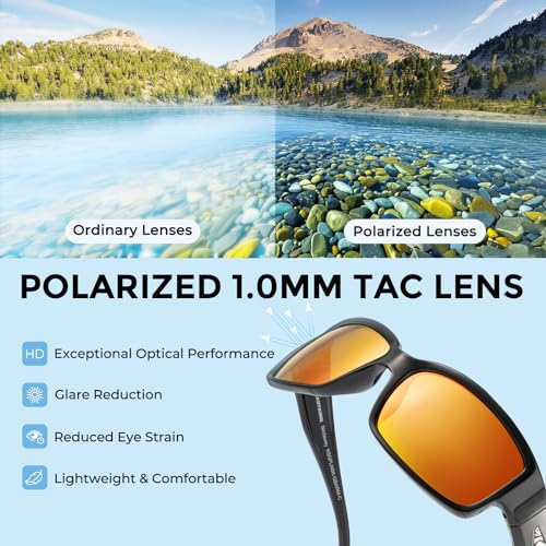 Image of KastKing Skidaway Polarized Sport Sunglasses for Men and Women,Ideal for Driving Fishing Cycling and Running,UV Protection