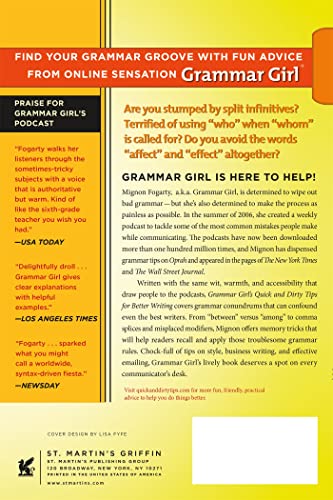 Grammar Girl's Quick and Dirty Tips for Better Writing (Quick & Dirty Tips) (Quick & Dirty Tips) - Image 2