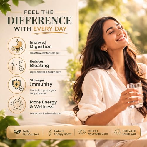 Image of Ayutra CoreCalm Ayurvedic Gut Health Capsules | Haritaki, Ajwain, Saunf, Bael, Lactobacillus & 6 Herbs | Supports Daily Digestion, Gut Comfort & Microbiome Balance | GMP, FSSAI | 60 Veg Capsules
