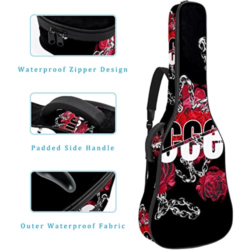 Housse de transport étanche pour guitare avec bandoulière réglable Cool Girl, Multicolore 09, 42.9×16.9×4.7 in… - Les Beatles, Paul McCartney, John Lennon, RIngo Starr, George Harrison Housse de transport étanche pour guitare avec bandoulière réglable Cool Girl, Multicolore 09, 42.9x16.9x4.7 in… – Image 5