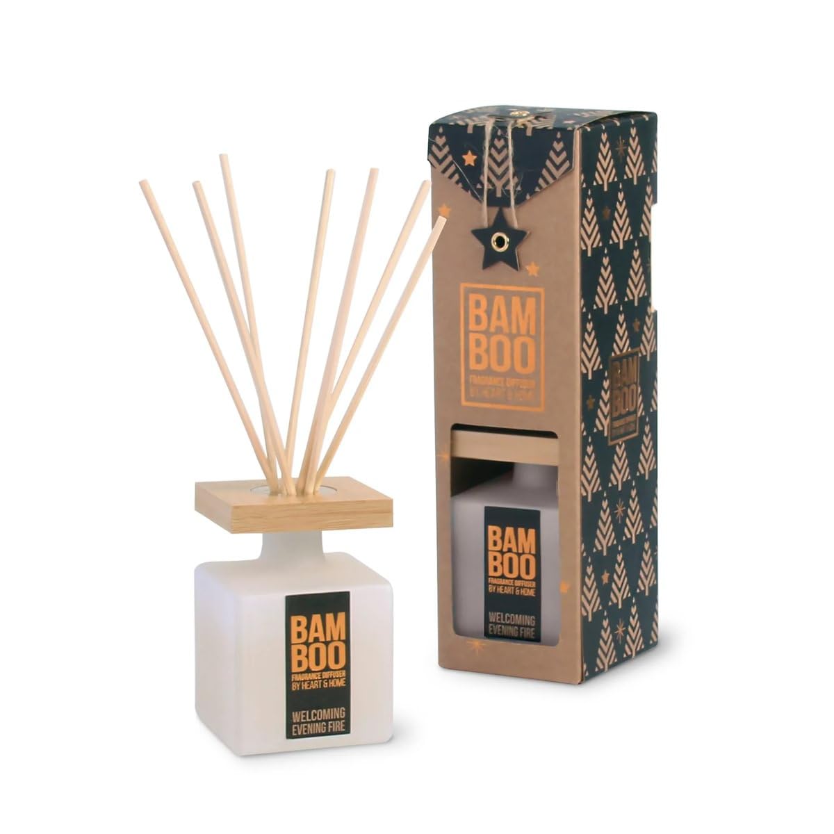 Bamboo Fragrance Diffuser (Welcoming Evening Fire)