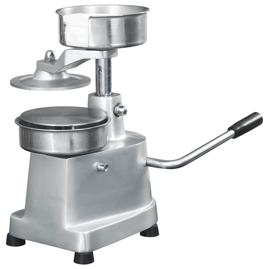 Brokky Prensa de Hamburguesas y 500 Papeles para Separar Aluminio 10cm Máquina para Hacer Hamburguesas Adecuada para Cocinas Comerciales Restaurantes