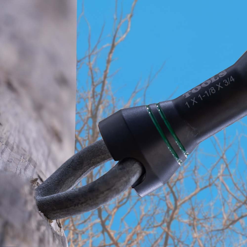 Klein Tools NRHDM Zestaw mini nasadek udarowych 5 w 1, 1/4 cala, 1-calowy, potrójne kwadratowe gniazdo bitowe 1-1/8 cala z małymi i dużymi gniazdami wyrównującymi