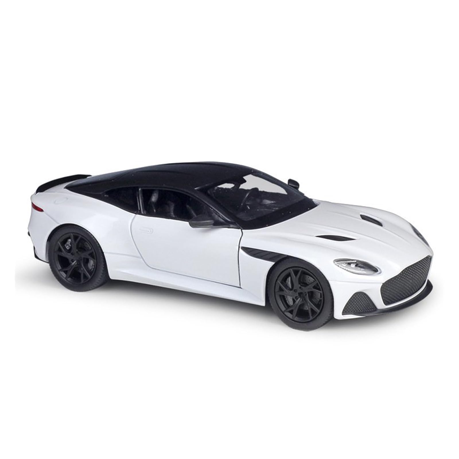 MOCALUX Scale Die-Cast Model Car 1:24 For Aston For Martin For DBS For Superlaggera Metal Diecasts Model Vehicles(White)