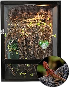 Amazon Larmoma 爬虫類 アクリルドア 居心地の良い 爬虫類 飼育 45x45x80 Cm トカゲ 生息地 通気性が良いのアルミ合金の飼育容器 両生類の生息地 トカゲ 生体 ヘビ カエル リクガメ ヤモリ カマキリ カメレオン アクリル 黒 Larmoma 飼育ケース ケージ 通販