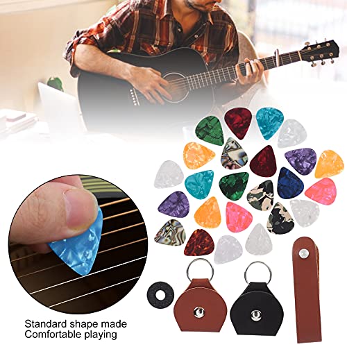 médiators de guitare 28 pièces ensemble de médiators en cuir PU celluloïd 3 types d’épaisseur accessoires d’instruments… - Les Beatles, Paul McCartney, John Lennon, RIngo Starr, George Harrison médiators de guitare 28 pièces ensemble de médiators en cuir PU celluloïd 3 types d'épaisseur accessoires d'instruments… – Image 6