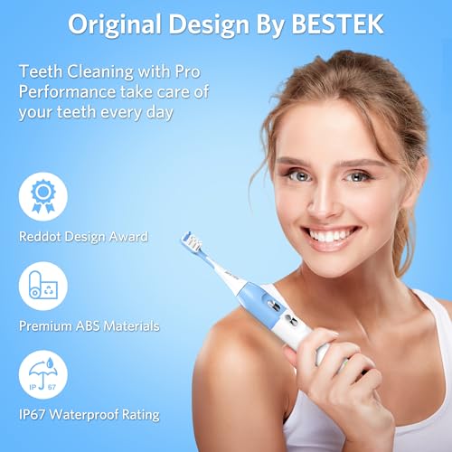 Cepillo de dientes eléctrico IPX7 impermeable recargable potente con múltiples modos 7