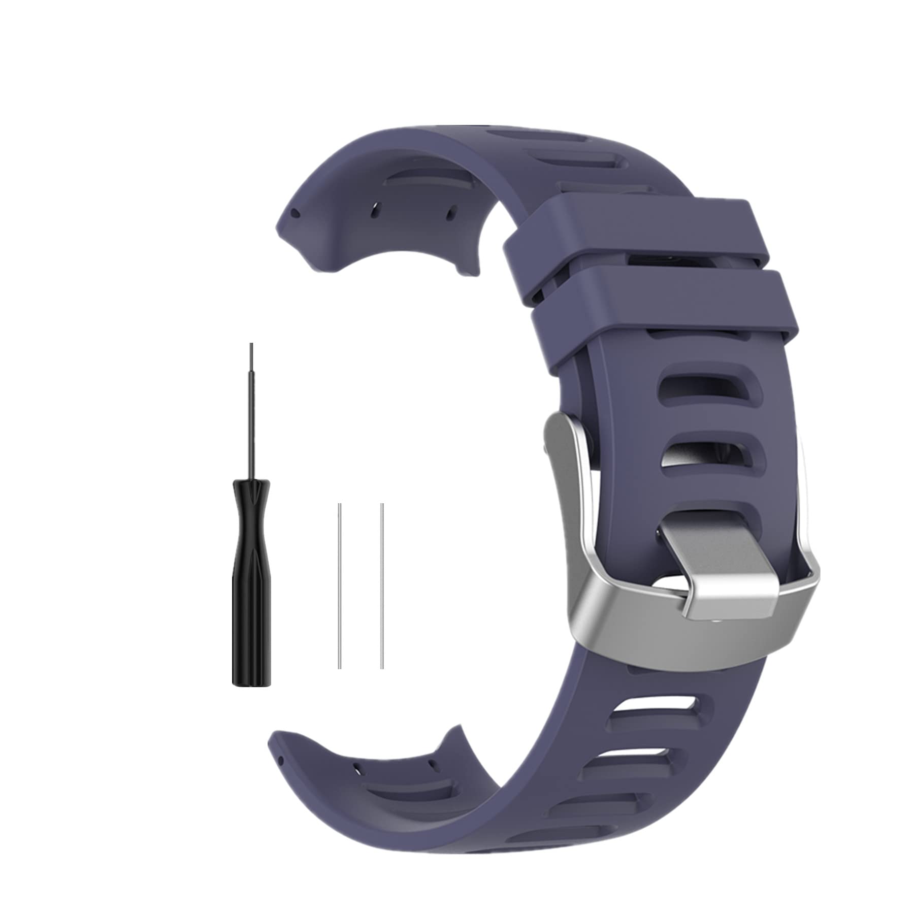 Muovrto Replacement Strap for Garmin Approach S3,Silicone Sport Watch Strap for Garmin Forerunner 610 (Light Purple)