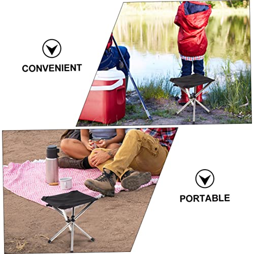 Tabouret de camping pliant et mini chaise extérieur pour camping et plage - 7