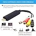 Capturadora USB 2.0 de Video y Audio con Cable de Transferencia, Adaptador...