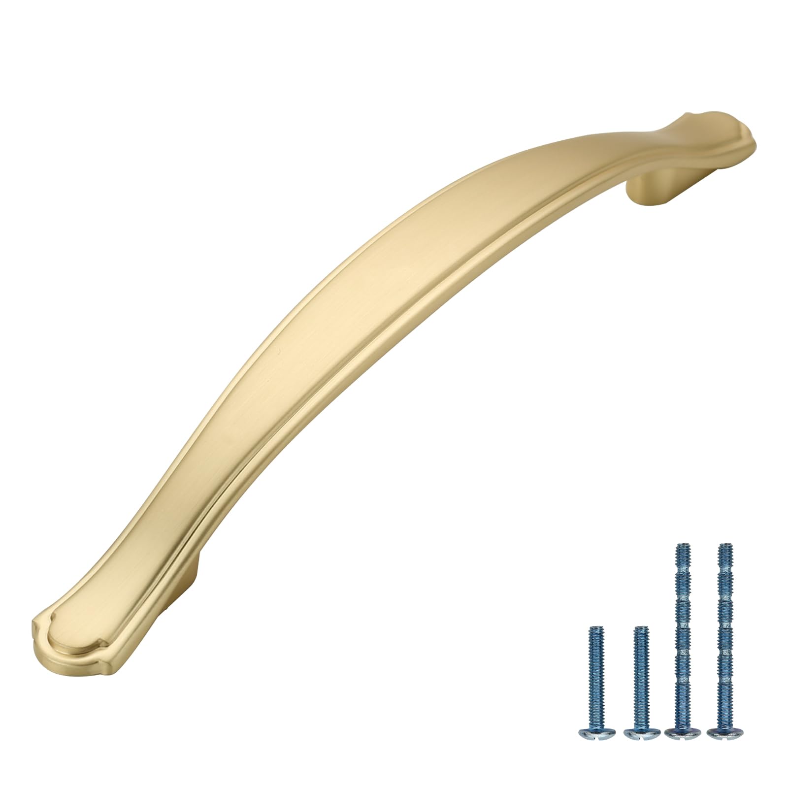 10 Pack Brushed Gold Pulls 5 Inch Kitchen