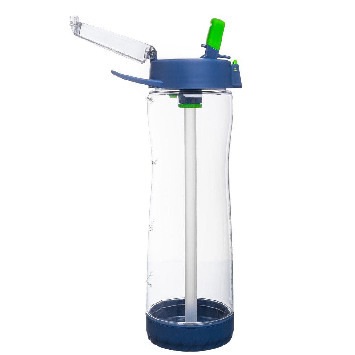 Water Bottle Tritan BPA Free Dishwasher Safe with Dust Cover - 24oz with Straw - Filter Compatible - Fits Standard-Sized Cupholders - By Mazama