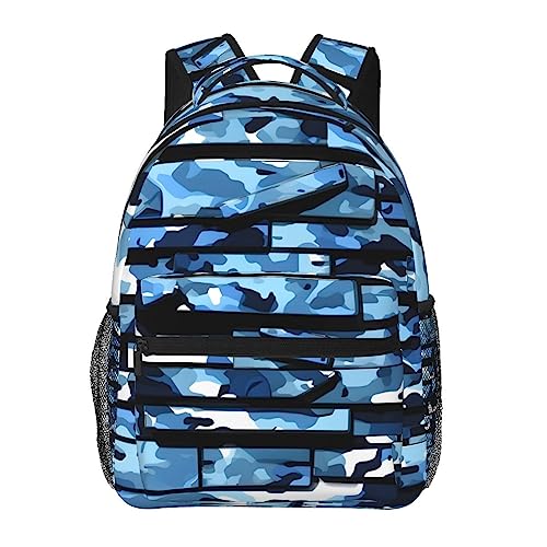 Sac à dos à bandoulière imprimé notes de musique bleu taille unique mixte