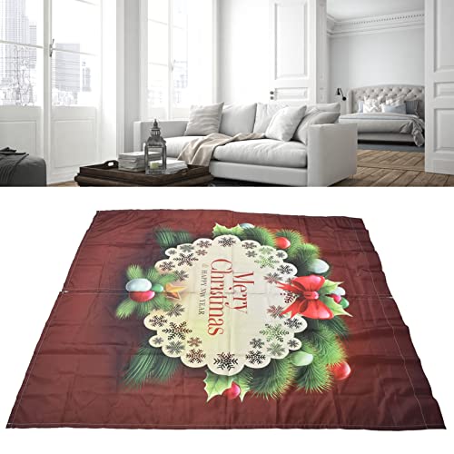 Cortina de Feliz Natal, cortina de sombra de cores de impressão brilhante durável e colorida impress