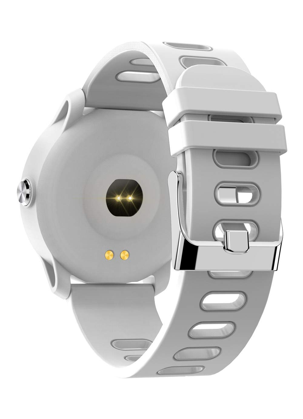 Bluetooth 4.0, IP68 Impermeabile attività Tracker 1.3 Pollici, IPS Schermo a Colori, frequenza cardiaca, Pressione sanguigna, Sonno, Calorie, Monitor, contatore Passo Bianco