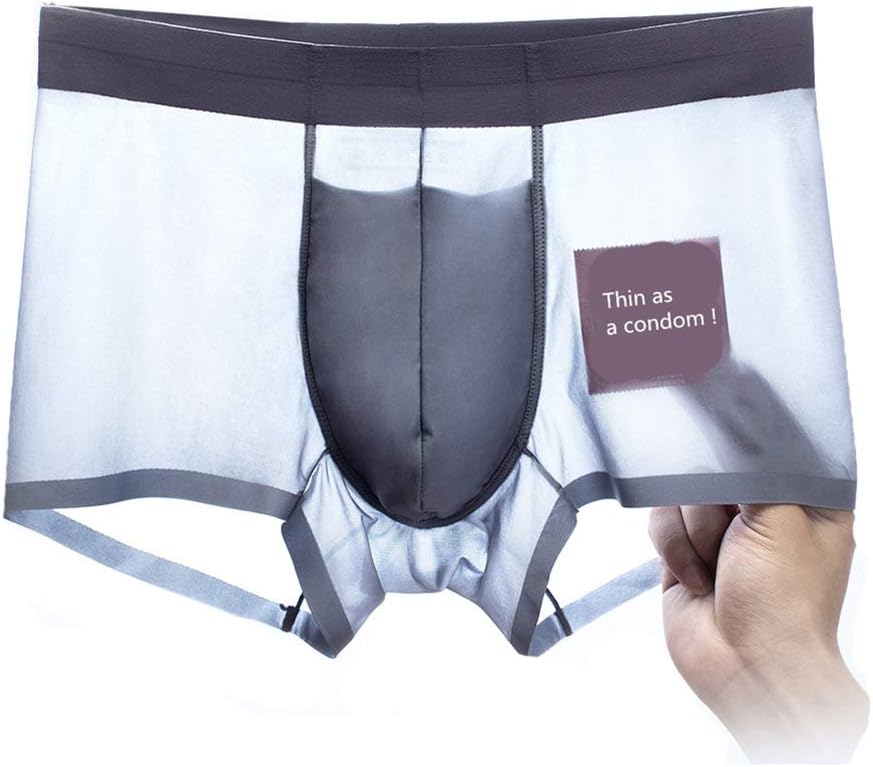 GAOGAO Breathable Ice Silk Men's Underwear Sweat Absorbing Fitness Sport Boxer Briefs Fast Drying - Image 4