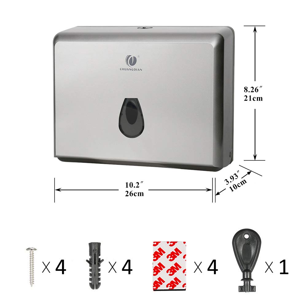 BBX Lephsnt CHUANGDIAN - Dispensador de Toallas de Pared para baño
