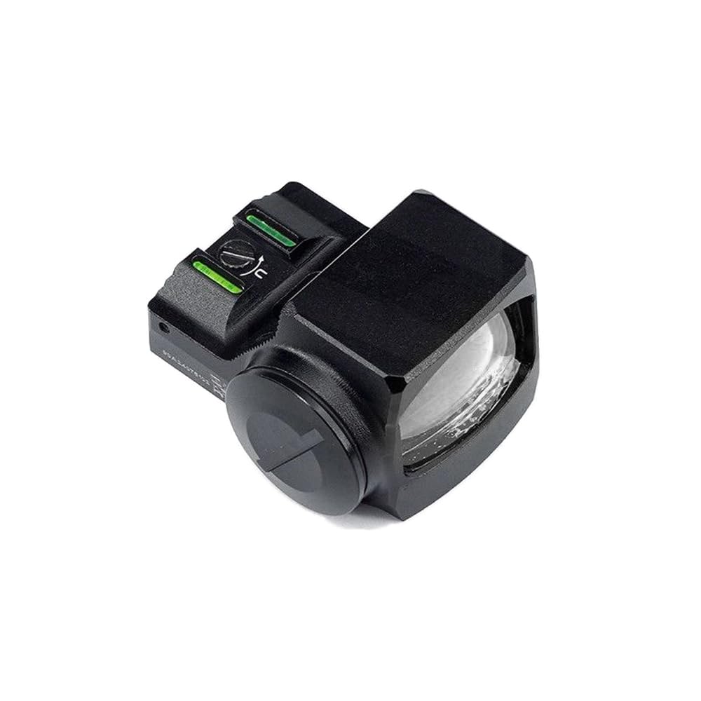 R-X - Mira de punto verde de 1 x 24 mm con mira trasera de fibra óptica y soporte de riel Picatinny para pistola de caza, Shake Awake