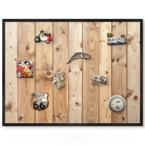 Planificador de pared con marco negro 80x60 que soluciona el caos de tus notas cotidianas