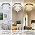 Cainjiazh Chandelier LED Crystal Ceiling Light