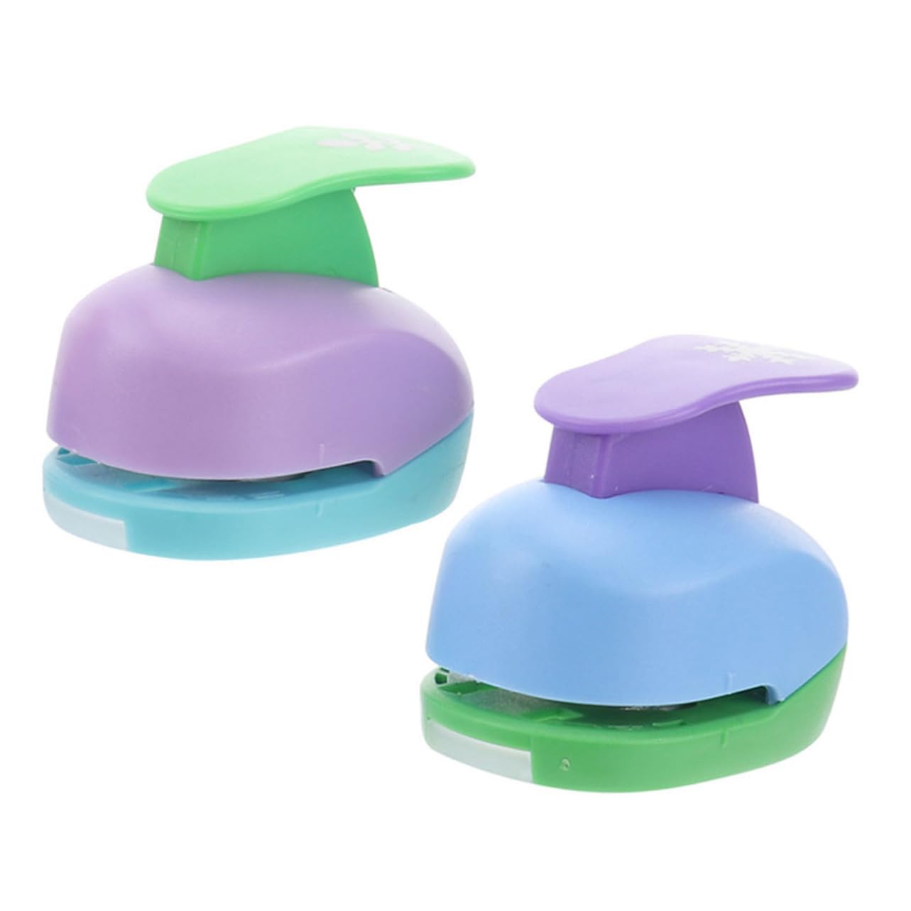 Gadpiparty 4 Set Fustellatrice Carta Diy Puncher Per Scrapbooking E Strumento Per Creazioni Casuale 2 Pezzi*4