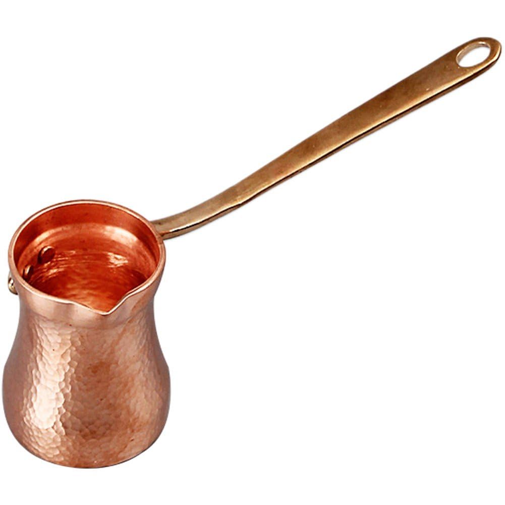 Cafetière turque en cuivre massif pour cuisinière cezve ibrik