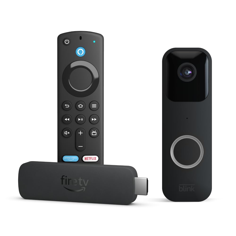 Amazon Fire TV Stick 4K bundle with Blink Video Doorbell