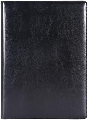 Miniatura 6 de WELLYUK Portapapeles de piel sintética de 19 x 13 pulgadas, carpeta de archivos de oficina A4, organizador de documentos, portafolio, soporte para