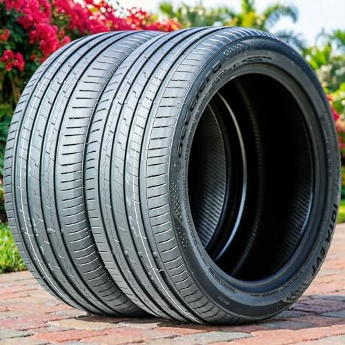 Set of 2 (TWO) Accelera Iota EVT Passenger Car All-Season High Performance Radial Tires-235/45R19 235/45ZR19 235/45/19 235/45-19 99Y Load Range XL 4-Ply BSW Black Side Wall UTQG 320AA